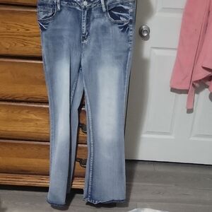Light Wash Women's Jeans - Casual Straight Leg